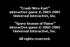 Crash & Spyro Super Pack Volume 2 Title Screen